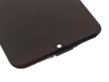 Pantalla service pack completa Super AMOLED negra con carcasa central para Samsung Galaxy M30s, SM-M307F/DS